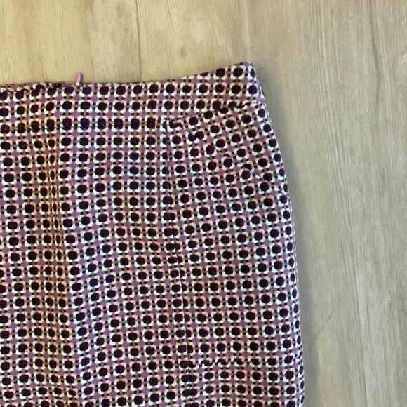 VTG Y2K Body by Victoria Button Pencil Skirt  pink tweed office siren sexy sz 2 - Picture 2 of 16